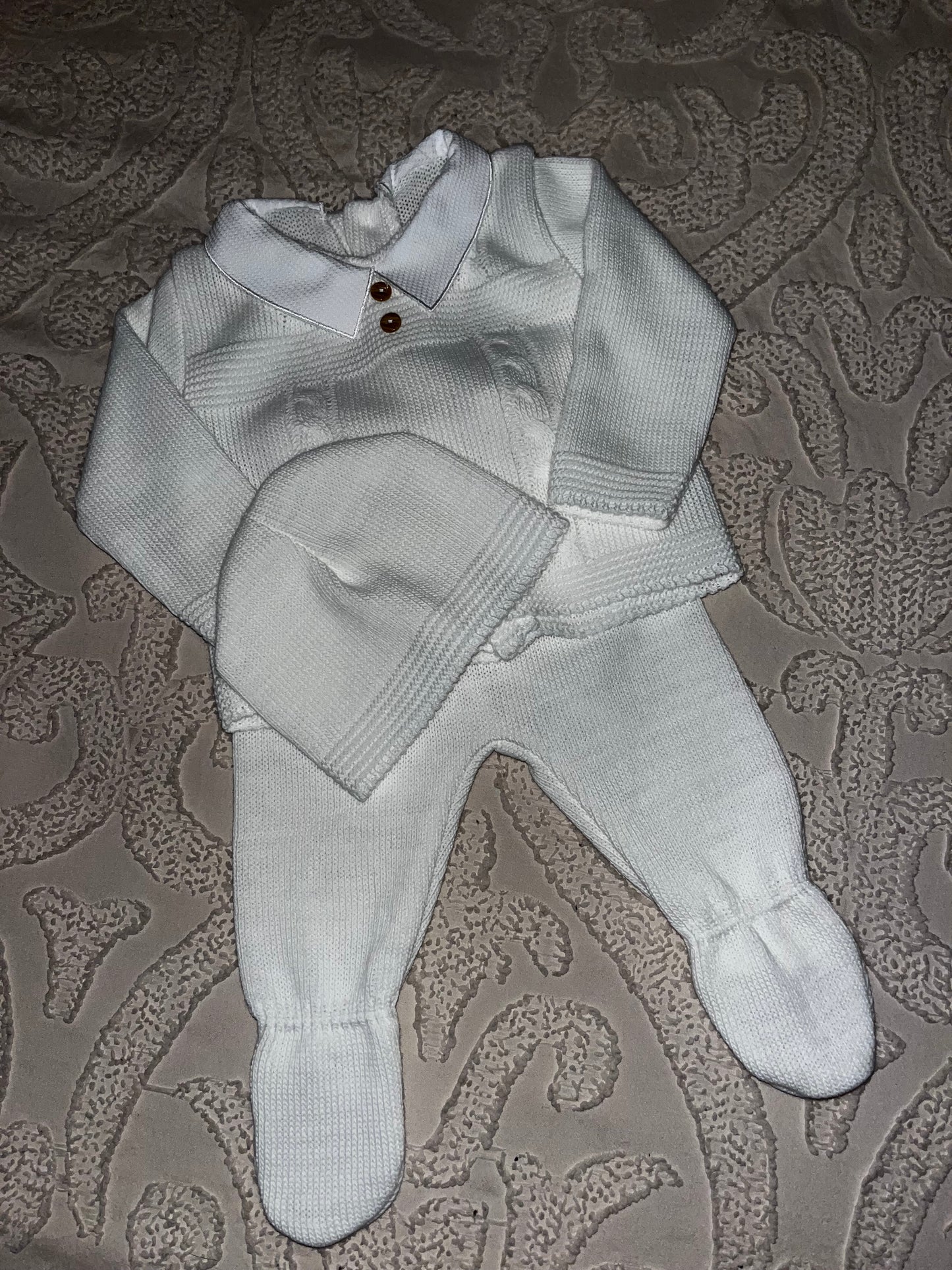 Ensemble maille blanc