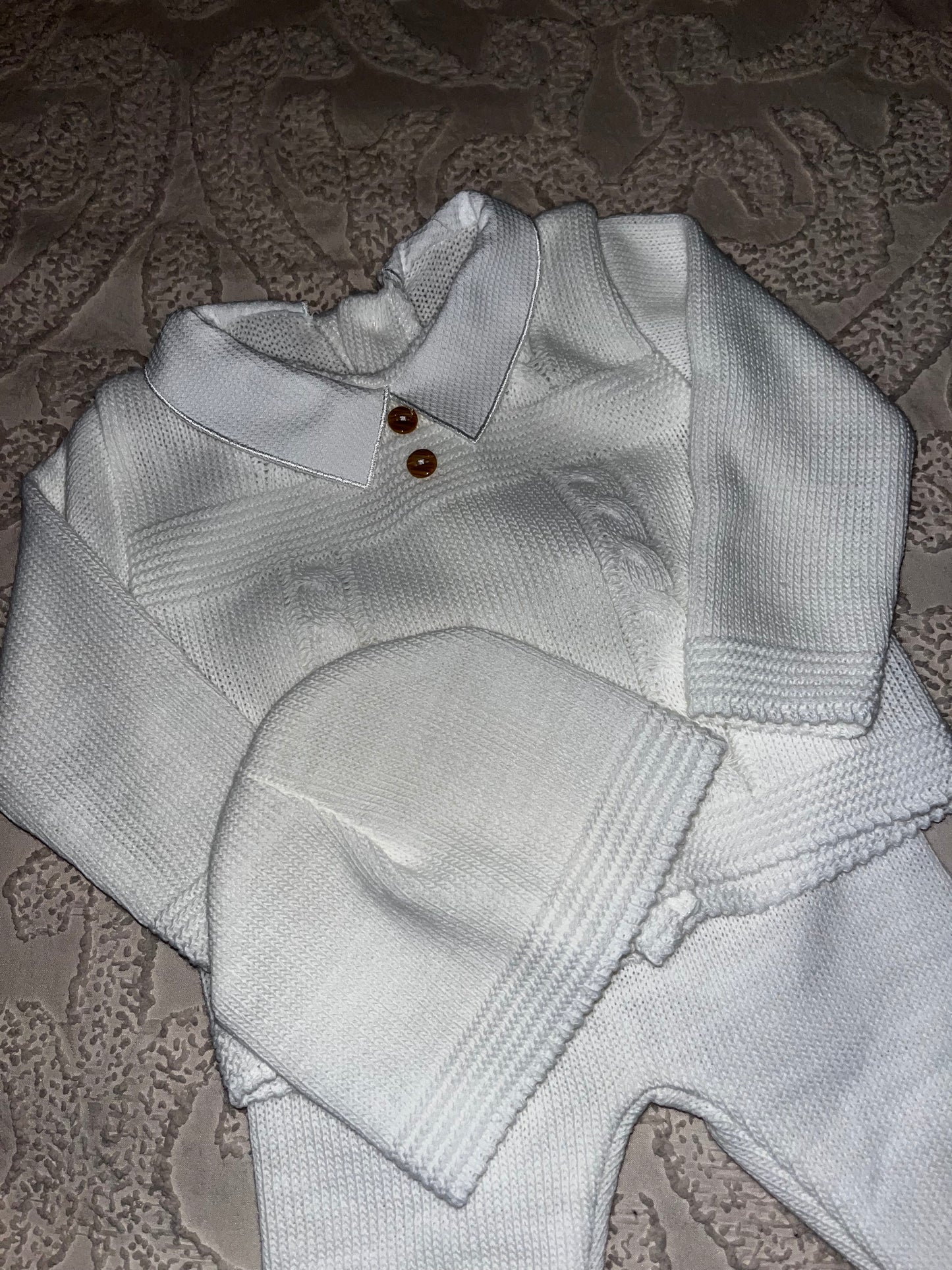 Ensemble maille blanc