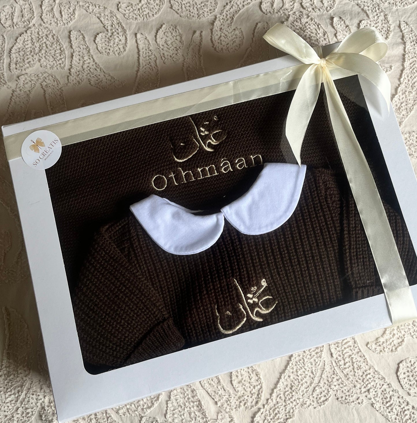 Combinaison maille avec couverture maille molletonné