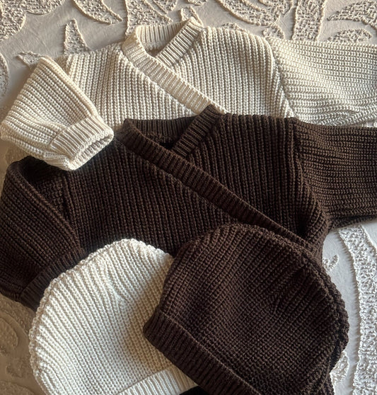 Combinaison en maille brodé personnalisé