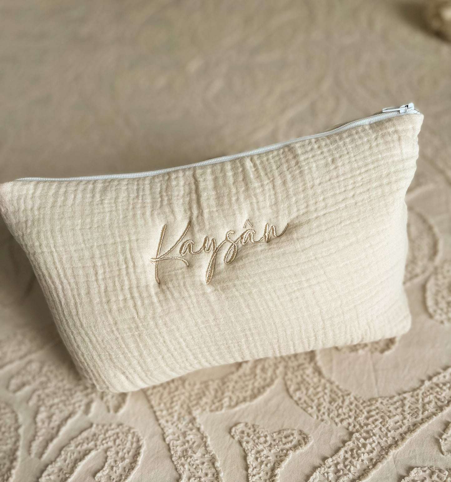 Trousse brodé personnalisé 