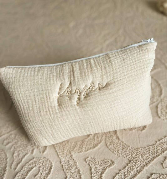 Trousse brodé personnalisé 